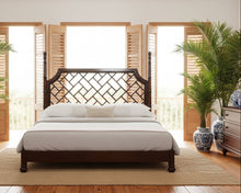 Load image into Gallery viewer, Aberdeen Fretwork Bamboo Style Bed
