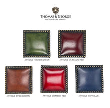 Load image into Gallery viewer, Camel Back Sofa in Antique Tufted Leather thomas-george-gallery