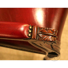 Load image into Gallery viewer, Cameo Louis XV Arm Chair Leather thomas-george-gallery