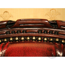 Load image into Gallery viewer, Cameo Louis XV Arm Chair Leather thomas-george-gallery