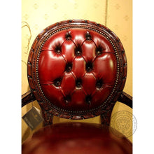 Load image into Gallery viewer, Cameo Louis XV Arm Chair Leather thomas-george-gallery