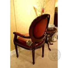 Load image into Gallery viewer, Cameo Louis XV Arm Chair Leather thomas-george-gallery