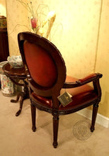 Load image into Gallery viewer, Cameo Louis XV Arm Chair Leather thomas-george-gallery