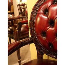 Load image into Gallery viewer, Cameo Louis XV Arm Chair Leather thomas-george-gallery