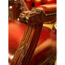 Load image into Gallery viewer, Cameo Louis XV Arm Chair Leather thomas-george-gallery
