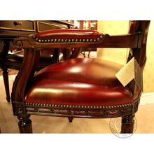 Load image into Gallery viewer, Cameo Louis XV Arm Chair Leather thomas-george-gallery