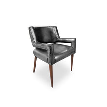 Load image into Gallery viewer, Cappie Tub Club Chair Faux-Croc Leather Thomas & George Gallery