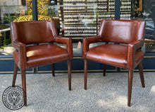 Load image into Gallery viewer, Cappie Tub Club Chair Faux-Croc Leather Thomas & George Gallery