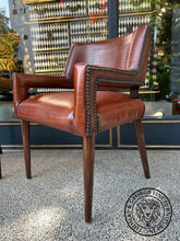Load image into Gallery viewer, Cappie Tub Club Chair Faux-Croc Leather Thomas & George Gallery