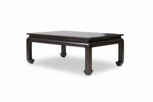 Load image into Gallery viewer, Dark wooden coffee table on a white background