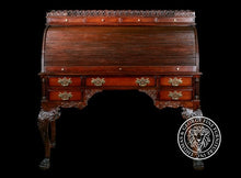 Load image into Gallery viewer, Carved Writing desk Desk Escritoire chippendale Mahogany