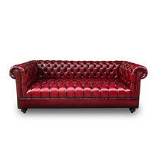 Load image into Gallery viewer, Classic Chesterfield Sofa with Tufted Seat 3 Seater thomas-george-gallery