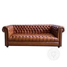 Load image into Gallery viewer, Classic Chesterfield Sofa with Tufted Seat 3 Seater thomas-george-gallery