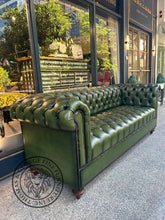 Load image into Gallery viewer, Classic Chesterfield Sofa with Tufted Seat 3 Seater thomas-george-gallery