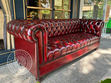 Load image into Gallery viewer, Classic Chesterfield Sofa with Tufted Seat 3 Seater thomas-george-gallery