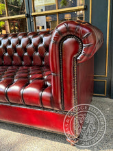 Load image into Gallery viewer, Classic Chesterfield Sofa with Tufted Seat 3 Seater thomas-george-gallery