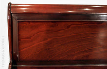 Load image into Gallery viewer, Classic Mahogany Sleigh Bed QS thomas-george-gallery