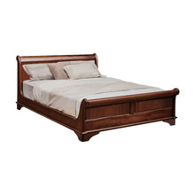Load image into Gallery viewer, Classic Mahogany Sleigh Bed QS thomas-george-gallery