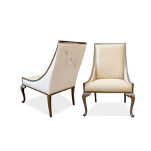 Load image into Gallery viewer, Curva-Side-Chair-Blossom-Leather-Back-Chair-1