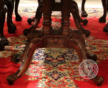 Load image into Gallery viewer, Double Pedestal Birdcage Dining Table thomas-george-gallery