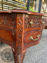 Load image into Gallery viewer, English Chippendale Fretwork Writing Table thomas-george-gallery