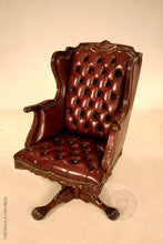 Load image into Gallery viewer, English Chippendale Gentleman’s Swivel Chair thomas-george-gallery