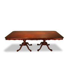 Load image into Gallery viewer, English Chippendale Pedestal Dining Table thomas-george-gallery