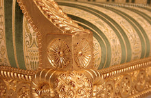 Load image into Gallery viewer, George II Ram's Head 3-Seater Sofa thomas-george-gallery