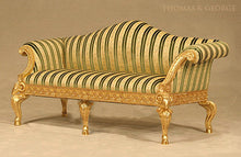 Load image into Gallery viewer, George II Ram's Head 3-Seater Sofa thomas-george-gallery