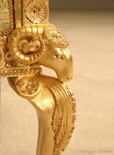 Load image into Gallery viewer, George II Ram's Head 3-Seater Sofa thomas-george-gallery