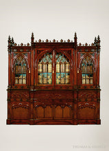 Load image into Gallery viewer, Gothic 4-Door China Cabinet thomas-george-gallery