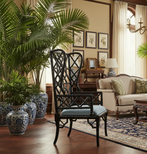 Load image into Gallery viewer, Chinoise Chippendale Wing Chair