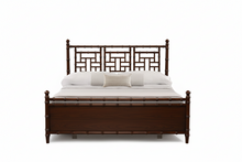Load image into Gallery viewer, Kaia Fretwork Bamboo Style Bed