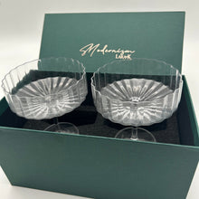 Load image into Gallery viewer, Modernism x Lara K. Crystal Champagne Coupe Glasses thomas-george-gallery