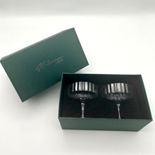 Load image into Gallery viewer, Modernism x Lara K. Crystal Champagne Coupe Glasses thomas-george-gallery