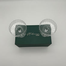 Load image into Gallery viewer, Modernism x Lara K. Crystal Champagne Coupe Glasses thomas-george-gallery