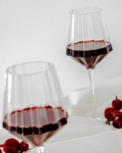 Load image into Gallery viewer, Modernism x Lara K. Crystal Red Wine | Water Glasses thomas-george-gallery
