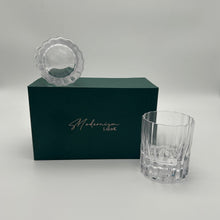 Load image into Gallery viewer, Modernism x Lara K. Crystal Wiskey Tumbler Glasses - Lowball thomas-george-gallery