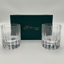 Load image into Gallery viewer, Modernism x Lara K. Crystal Wiskey Tumbler Glasses - Lowball thomas-george-gallery