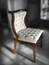 Load image into Gallery viewer, Petal Accent Chair with Blossom Leather thomas-george-gallery