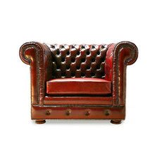 Load image into Gallery viewer, Pleat Chesterfield Armchair Pleated Arms| Loose Cushion thomas-george-gallery