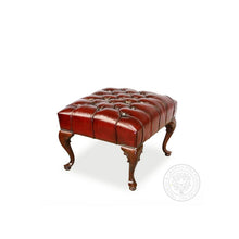 Load image into Gallery viewer, Queen Anne Tufted Ottoman | Center Table thomas-george-gallery