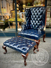 Load image into Gallery viewer, Queen Anne Tufted Ottoman | Center Table thomas-george-gallery