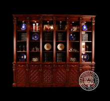 Load image into Gallery viewer, Regency Trellis Bookcase 6-Panel thomas-george-gallery