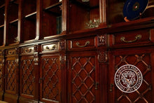 Load image into Gallery viewer, Regency Trellis Bookcase 6-Panel thomas-george-gallery