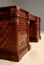 Load image into Gallery viewer, Regency Trellis Office Desk Medium thomas-george-gallery