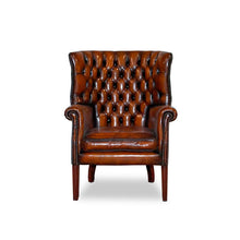 Load image into Gallery viewer, Tufted Barrel Chair Diamond Buttoned Style thomas-george-gallery