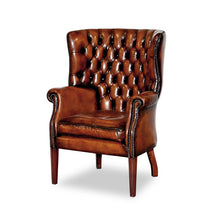 Load image into Gallery viewer, Tufted Barrel Chair Diamond Buttoned Style thomas-george-gallery