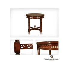 Load image into Gallery viewer, Chinese Chippendale Circular Fretwork Table thomas-george-gallery