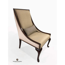 Load image into Gallery viewer, Curva Side Chair Blossom Leather Back thomas-george-gallery